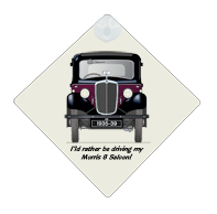 Morris 8 saloon 1935-39 Car Window Hanging Sign